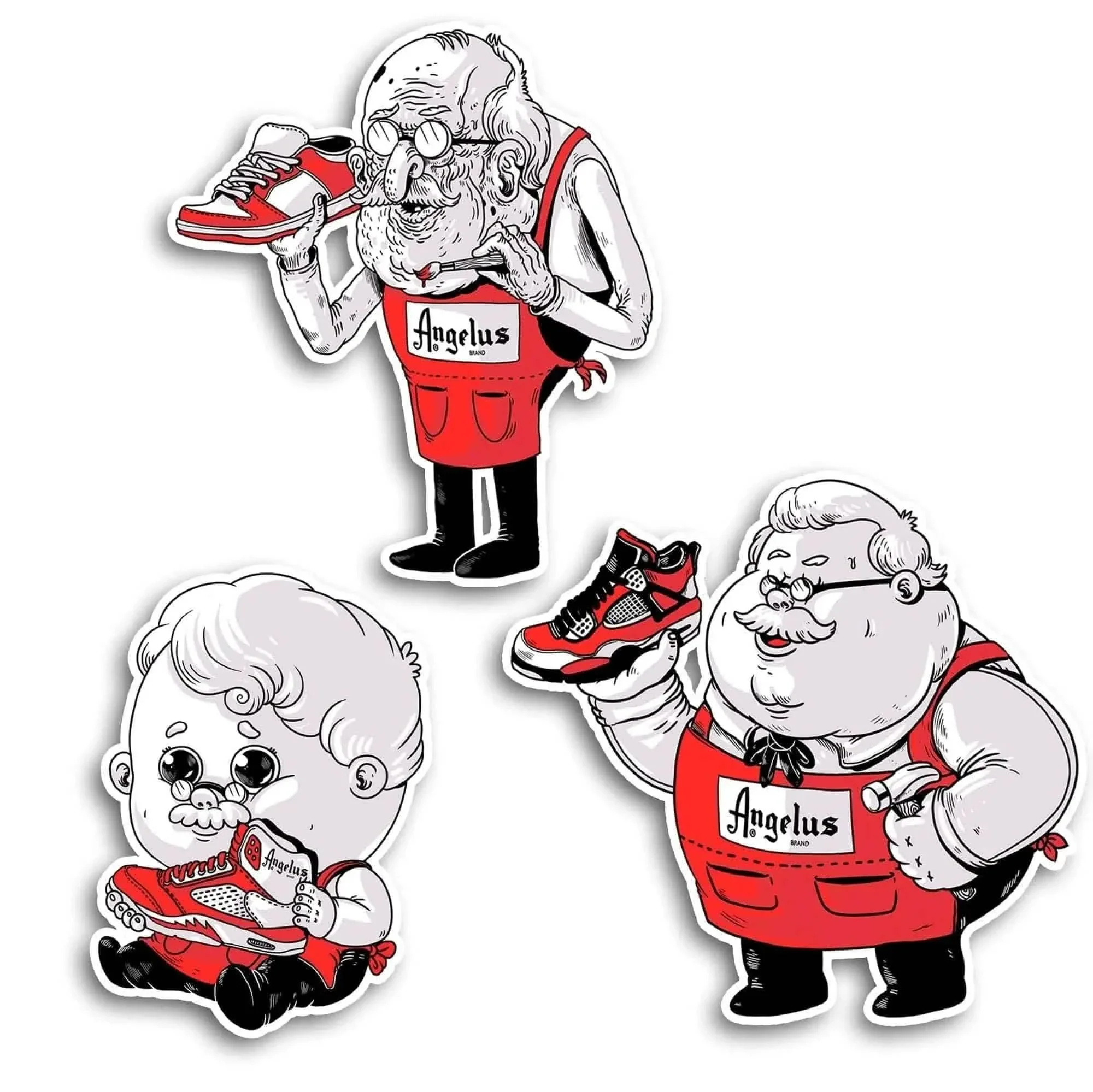 Angelus "Old School" Sticker Pack by AlexMDC