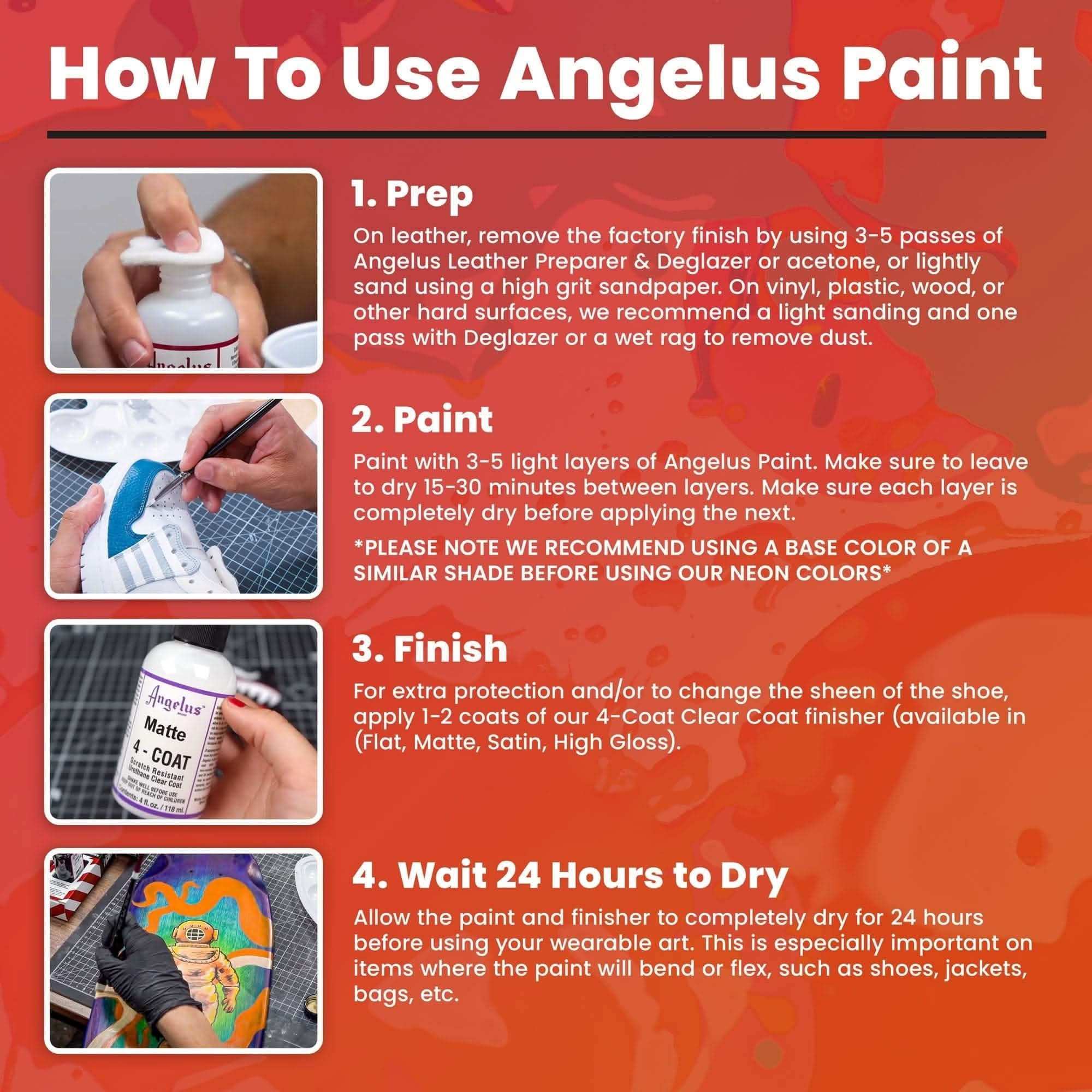 Angelus Gift Box Blue Paint - Image 3