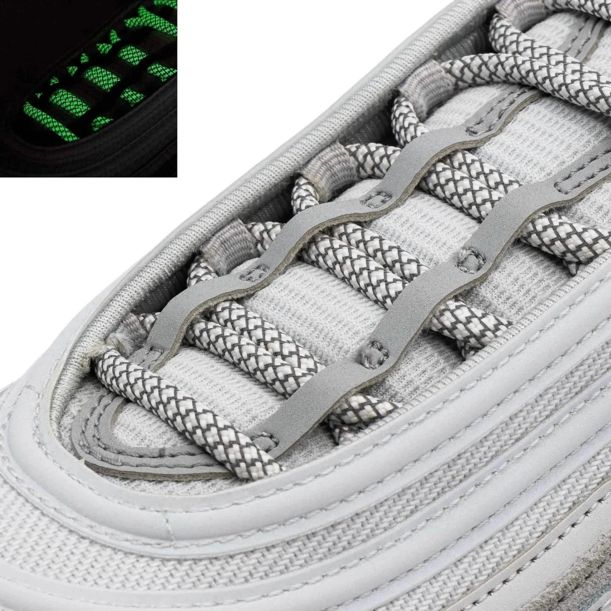Glow In The Dark 3M Reflective Rope Laces - Image 2