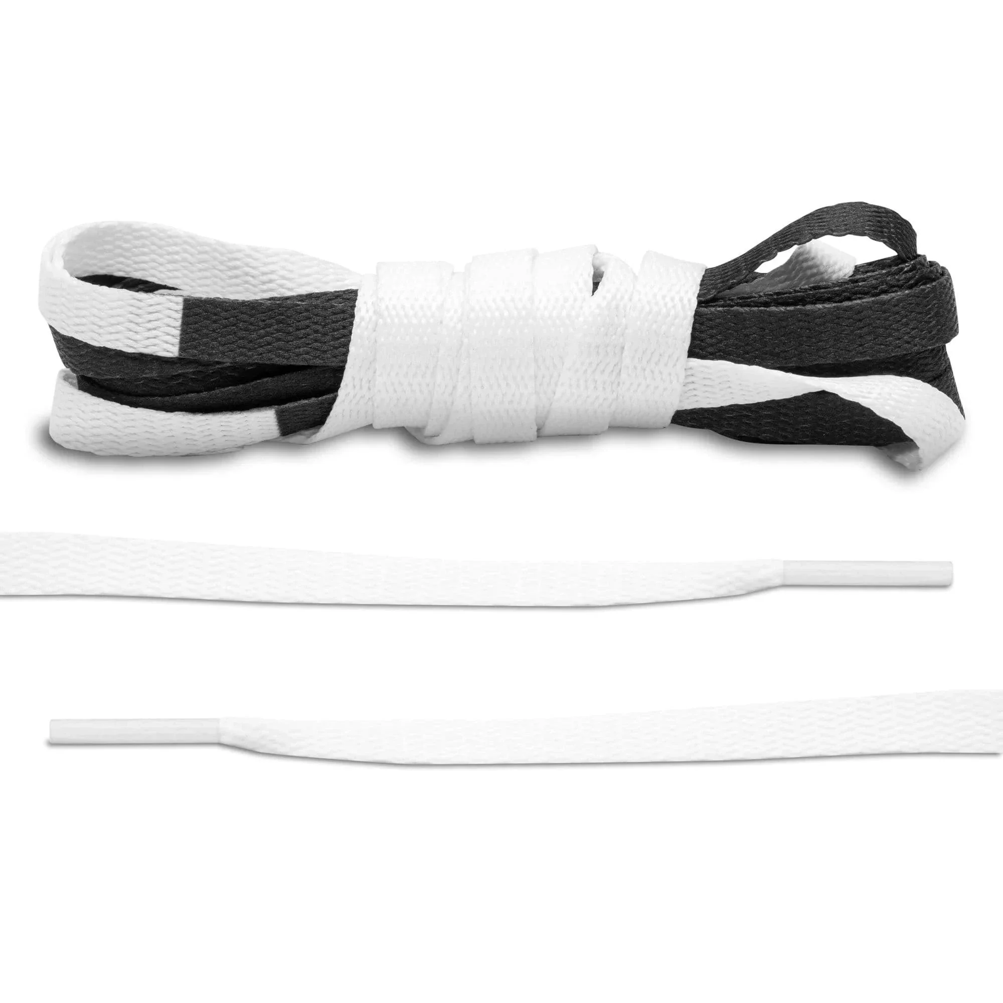 White/Black Union Jordan 1 Replacement Shoelaces